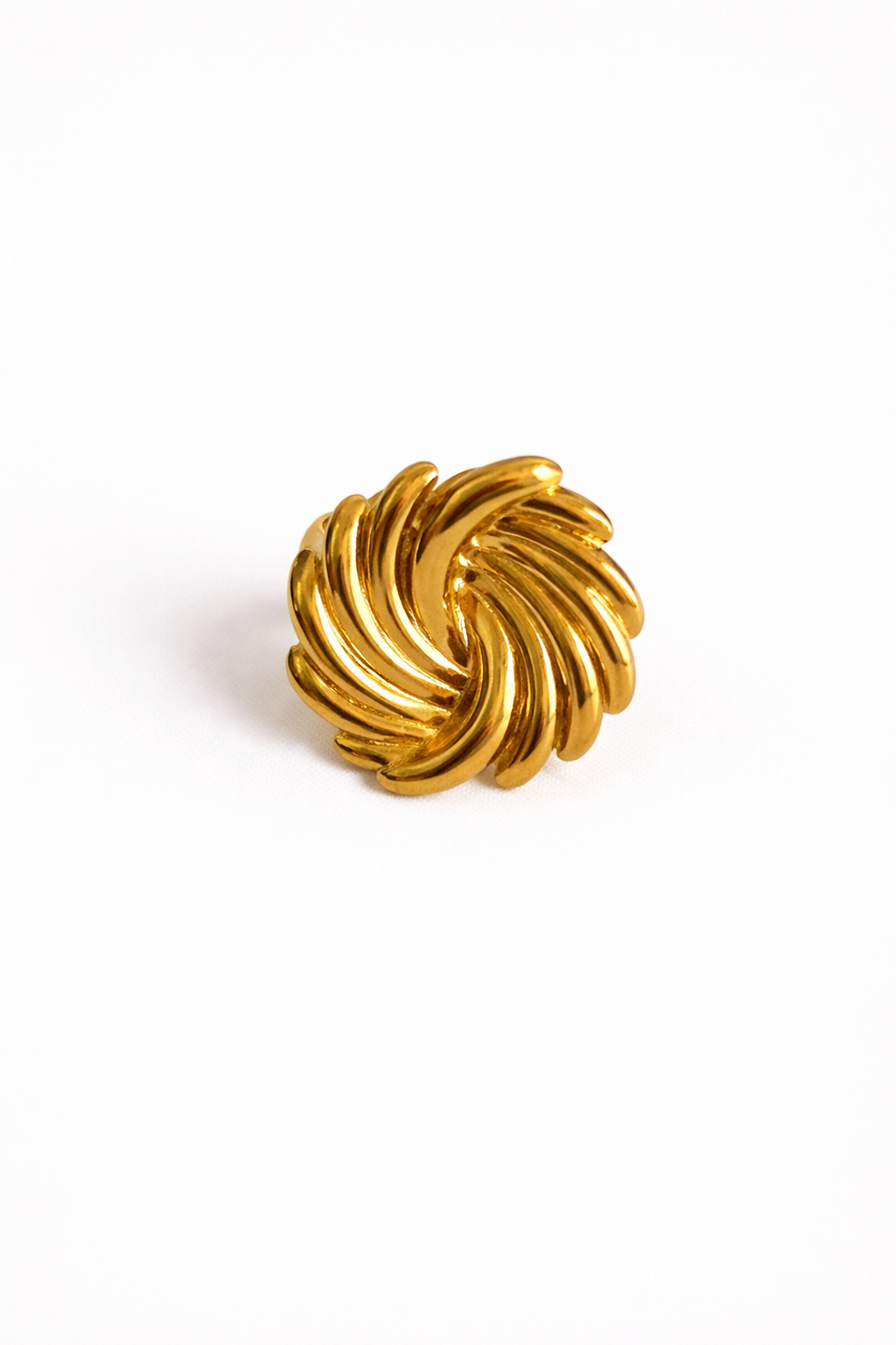 Golden Spiral Statement Ring