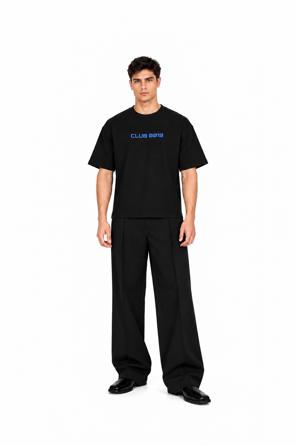 Electric Blue Dark tee